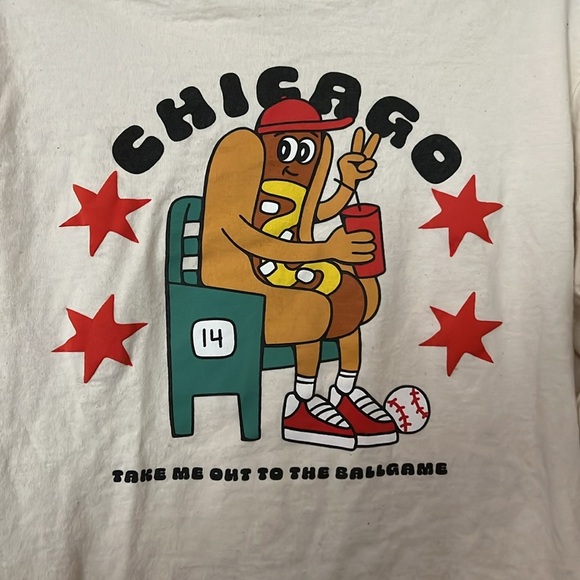 Chicago Graphic Long Sleeve Shirt size: S - Picture 3 of 6
